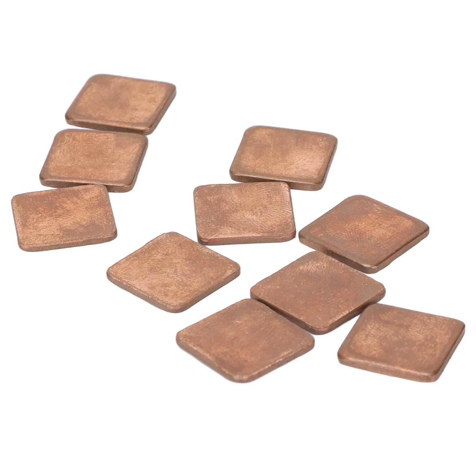 00pcs Heatsink 401w/mk Thermal Conductivity Burr Free Glossy Copper Material Small Heatsink for Laptop GPU CPU