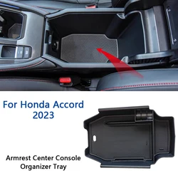 Car Center Console Organizer Tray For Honda Accord 2023 Armrest Console Insert Storage Box Car Interior Accessories