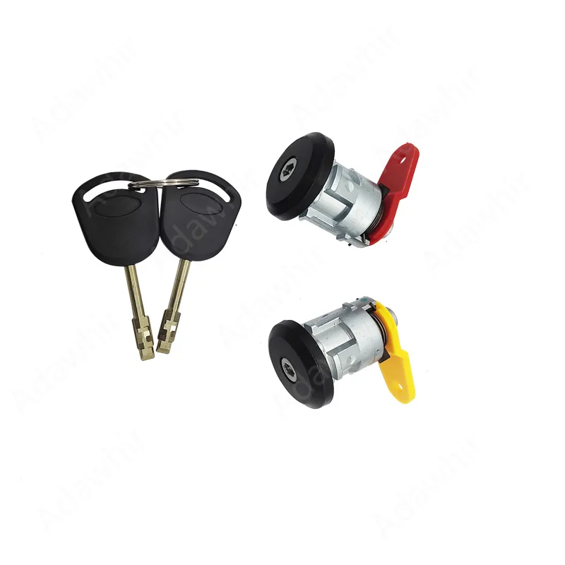 Door Lock Barrels with Keys for Ford Fiesta 1989-2002 Ford Ka 1996-2008 Front Left Front Right 96FGA22050CGPA 1022638