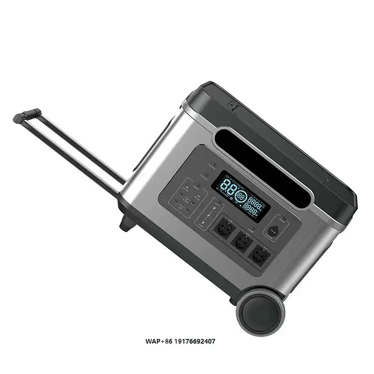 

3000W Electric Car Charger Portable Power Station Solar Panel Generator withMPPT Controller and USB Outputs for Power Station