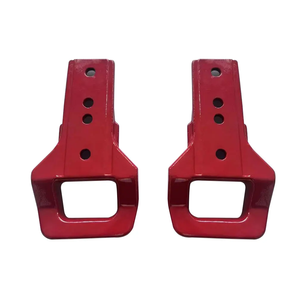 2Pcs Front Lever Trailer Hook Metal Red Tow Hitch Fits for Ford Raptor 2015-2025