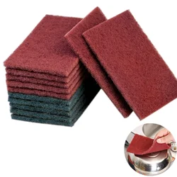 Nylon Emery Scouring Pad Iron Pot Rust Removal Decontamination Clean Wipe Dish Towels Clean Rag Kitchen Bathroom Clean Tool