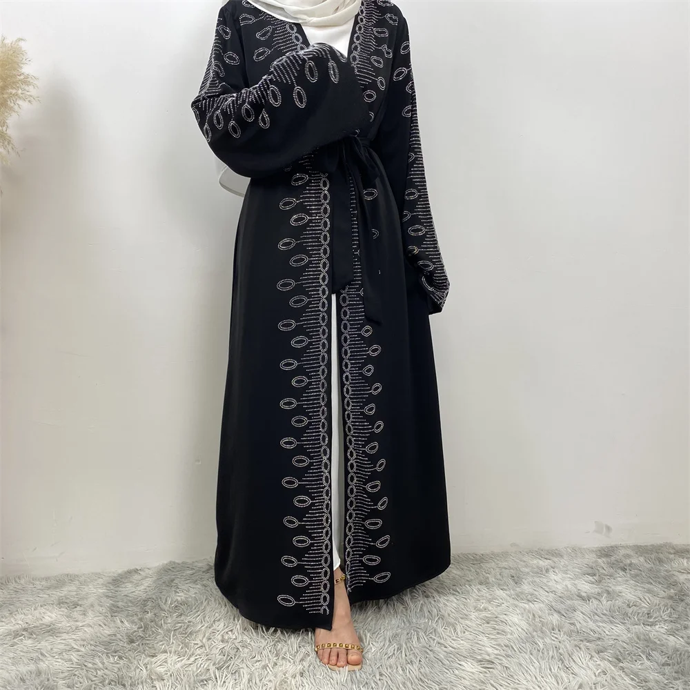 Middle East fashion Muslim women fashion women\'s Cardigan long dress Dubai Turkey African women\'s elegant clothing