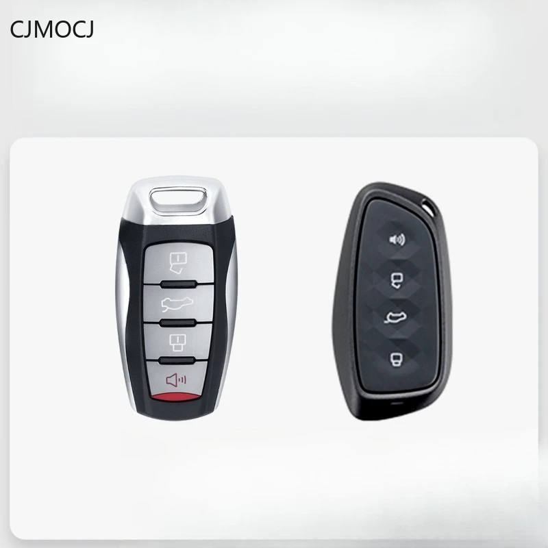 Premium Genuine Leather Key Cover Case for Haval Big Dog/Menglong NEV/Fuel/Xiaolong MAX/H9/H5/Big Dog Plus - Key Fob Shell 3