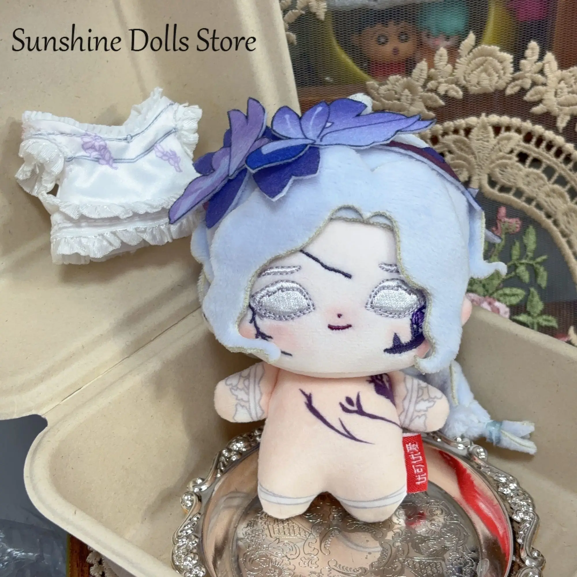 

Game Identity Ⅴ Naiad Skin Series 10CM Kawaii Printed Doll Nunu Body Plush Cotton Pendant Toys Anime Plushie Birthday Gift