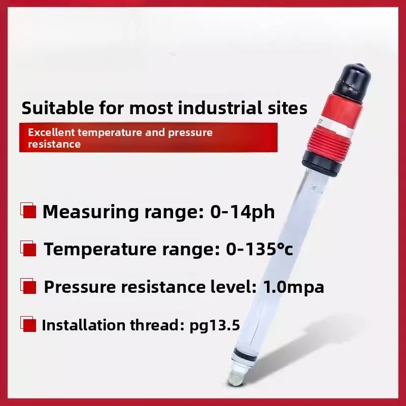 MIK-PH5022 High Temperature Resistant Online Glass Electrode SUP-PH5022 Wastewater pH Probe