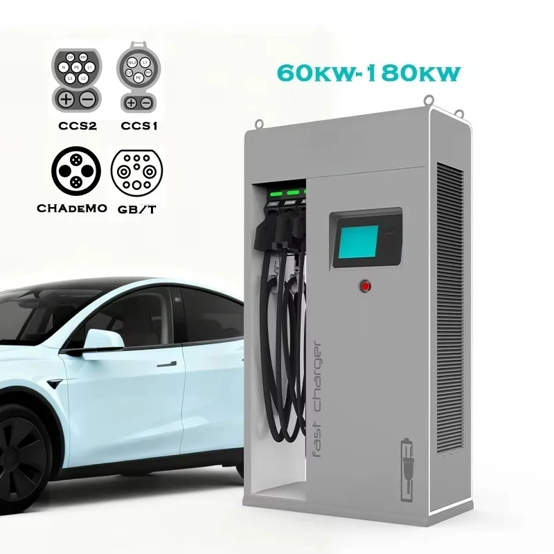 

Портативное зарядное устройство постоянного тока для электромобилей, 60 кВт, мобильная зарядная станция, настраиваемая, CCS1 Type 2, для дома, путешествий, экстренных ситуаций