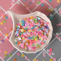 20g/Bag Love Herat 5mm PVC Confetti Glitter Sequins For Crafts Nail Art Decoration Paillettes Sequin DIY Sewing Accessories