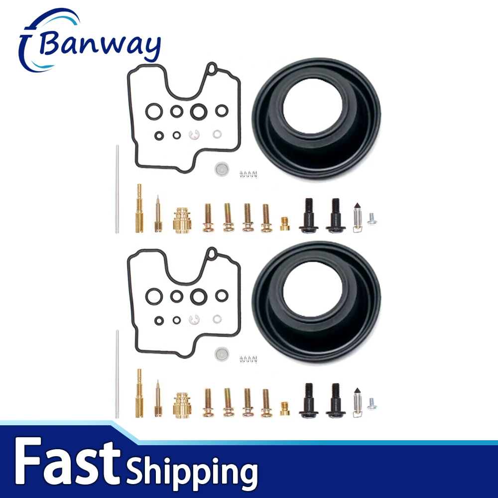 

2X For Suzuki Intruder VL800Z VL1500 1998-2004 VL 1500 800 Carburetor Repair Kit Motorcycle Diaphragm Floating Needle Seat Parts