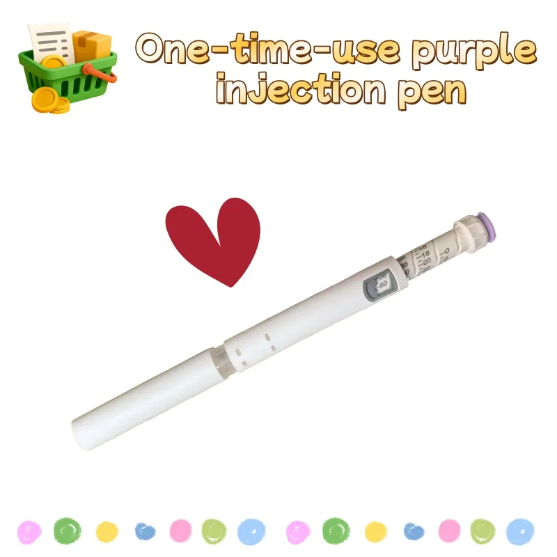 Disposable injection pen, magic needle, beauty needle, peptide injection pen, precise dosage (excluding medication)