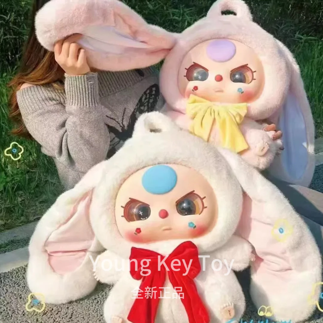 Baby Three Rabbit School Bag Rabbit Bag Big Baby Blind Box Kawaii Toy School Bag Two-Dimensional Backpack Vinyl Doll