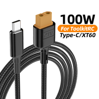 Charging Cable for Toolkitrc SC100 Type-C To XT60 1M