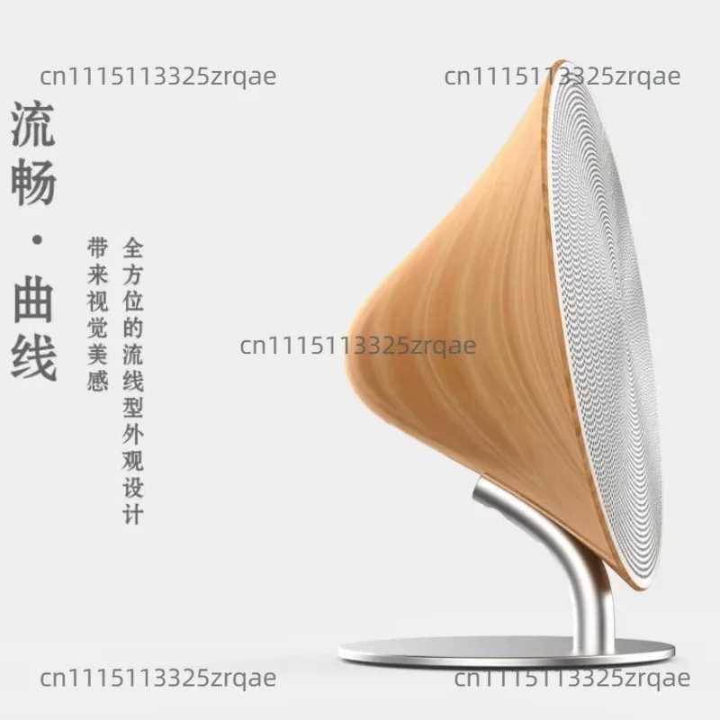 Bluetooth speaker desktop audio curved metal cover minimalist overweight woofer solo