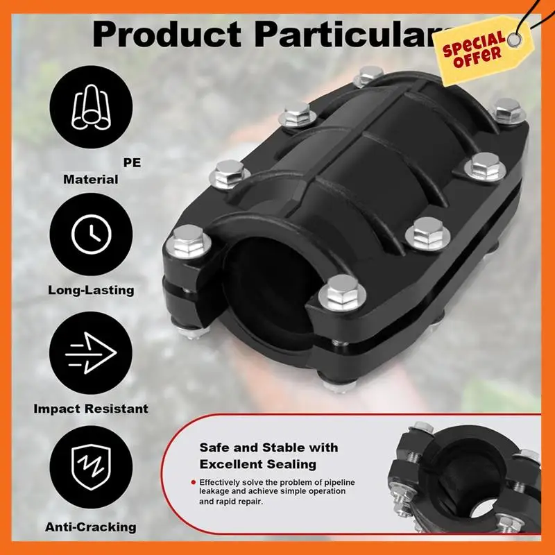 

-A20Z Pipe Repair Clamp 3/4 Inch Leak Sealer,Emergency Pipe Repair Kit For Plastic And Metal Pipes