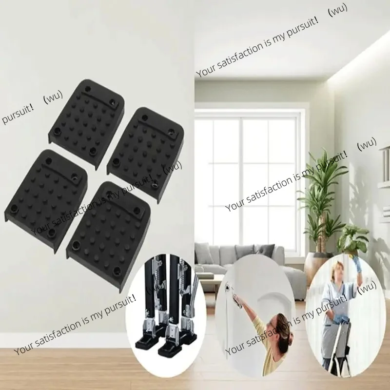 for Enhances Grip Stability in Indoor Decoration Outdoor Performances Includes 16 Screws 652F Rubber Antislip Stilts Foot Pad