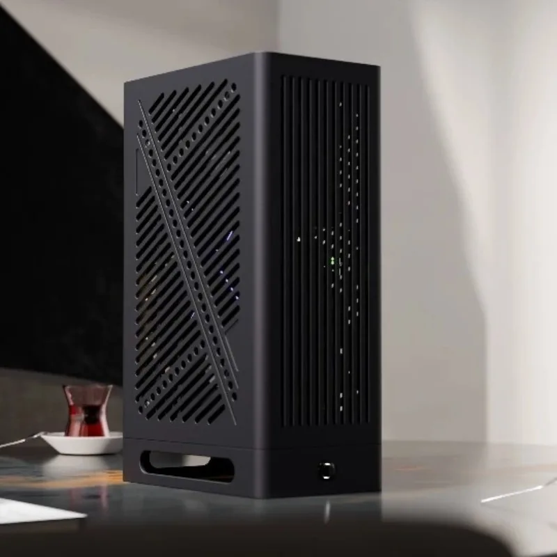 Integrated Aluminum Frame ITX Portable SFF Chassis CNC Finishing Sandblasting Anode