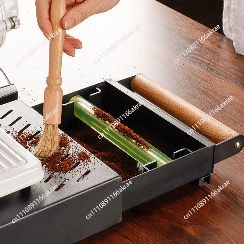 for New thickened drawer-type silent , outer pull-out handle coffee residue powder box, coffee machine accessories