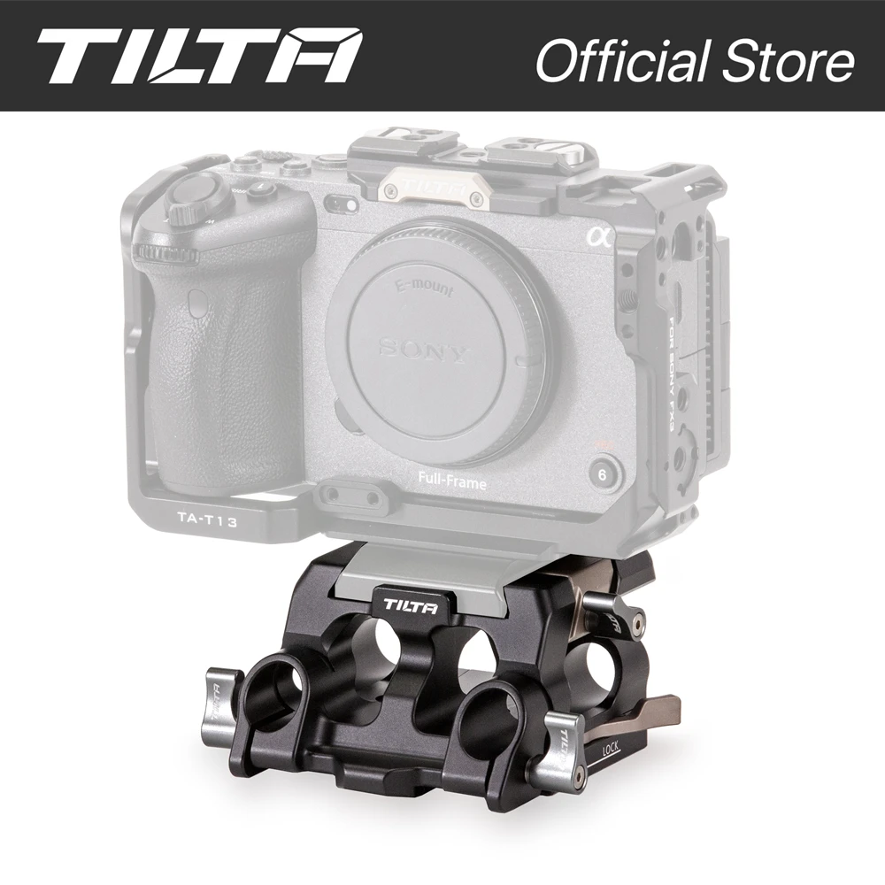 قاعدة أساس Tilta LWS ، نوع IV متوافق مع سوني FX3 ، FX30 ، A7 ، A7M4 ، باناسونيك BGH1 لقفص كومودو الأحمر ، 15