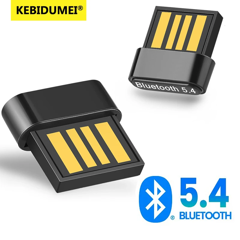 

USB Bluetooth 5.4 5.3 Adapter Audio Transmitters Adapters Support Computer Laptop For Windows 11/10/8.1 Wireless Dongle Receiver