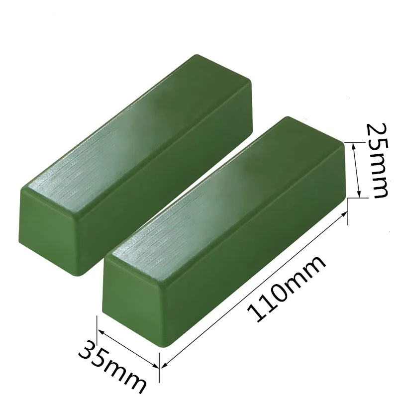 

1pc 110x35x25mm Compound Green Polishing Paste Abrasive Paste Metals Polishing Wax Paste Chromium Green Oxide Grinding Paste