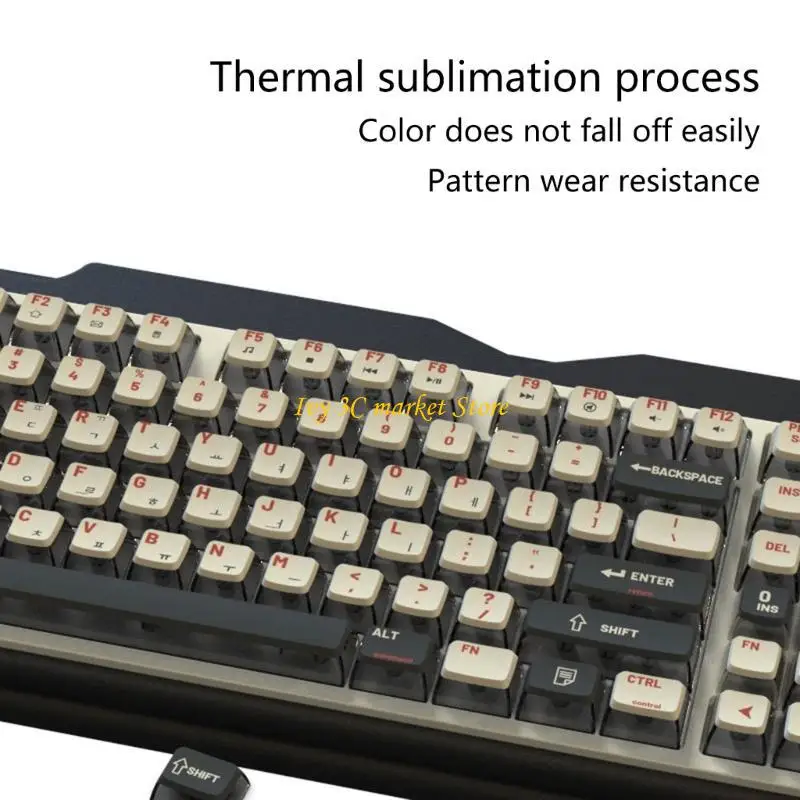 

D7YC PBT Keycaps 116Keys KeyCap Vintage Industrial Trolluclound Backlits