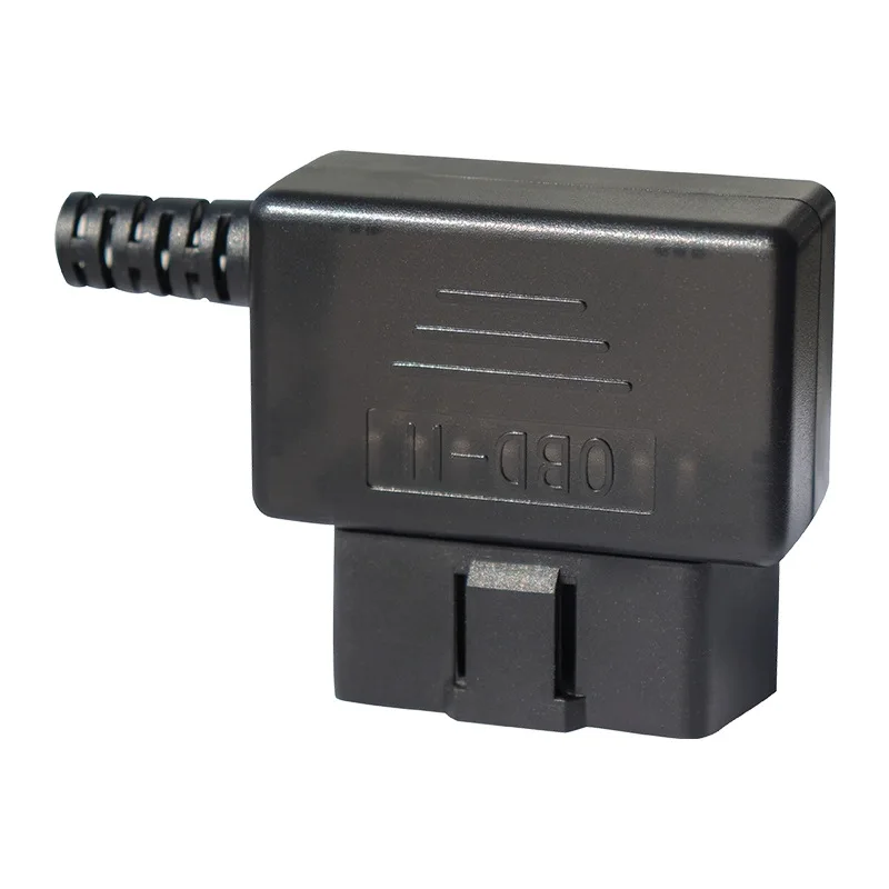

Автомобильный разъем OBD2, 16-контактный разъем, скрытая пряжка, собранный корпус, прозрачный черный OBD-штекер J1962M