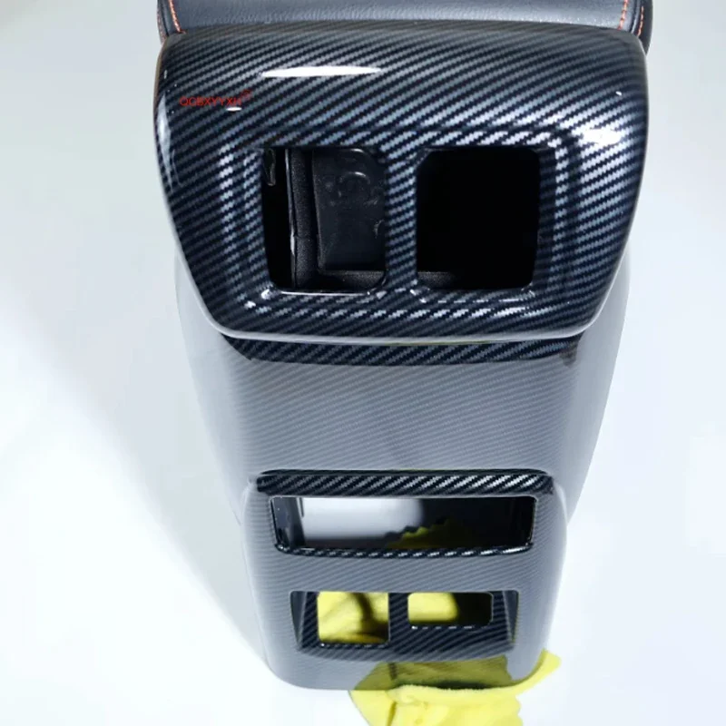 سيارة ABS نافذة رفع لوحة الترتر عجلة القيادة صندوق التروس ديكور إطار الباب ل BYD القرش 6 2024-2026 الجبهة الخلفية منفذ ملصق #5