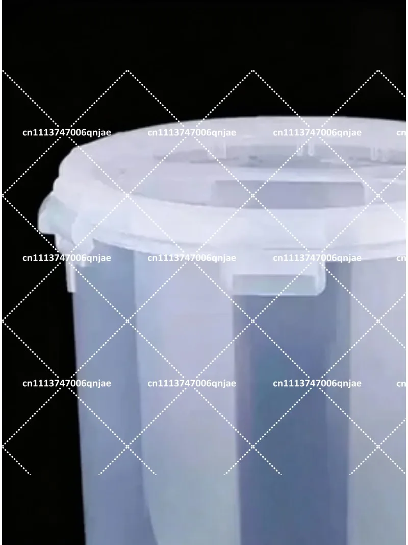 Home Brewing Transparent Fermenter 28L, Conical V-Bottom Thickened Barrel for Beer Wine