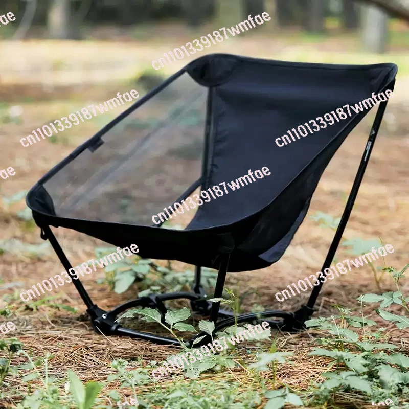 

Hiking Camping Mesh Ground Chair Four-legged Ultra Light Outdoor Lightweight Folding Legless Chair