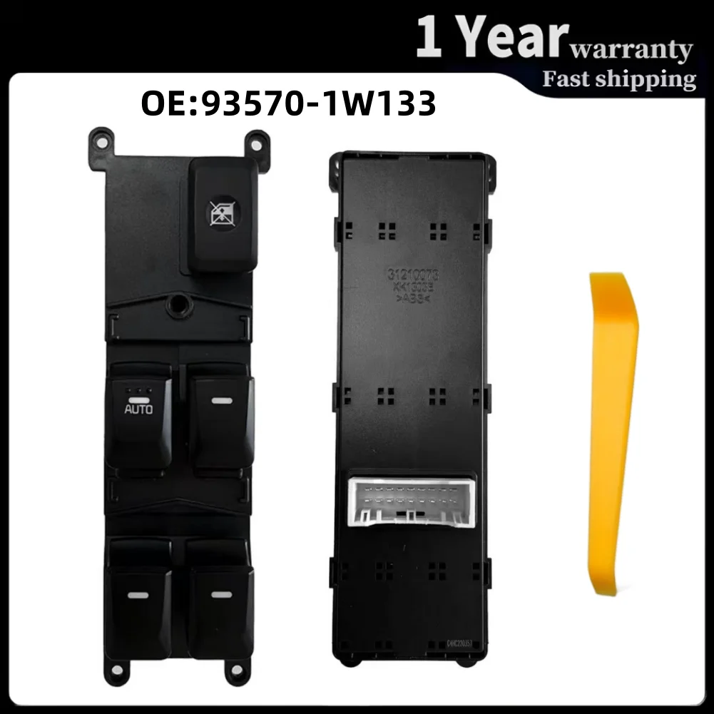 93570-1W133 for KIA Rio III UB 2015 2016 2017 Front Left Master Power Window Switch Electric Glass Lifter Button Car Accessories