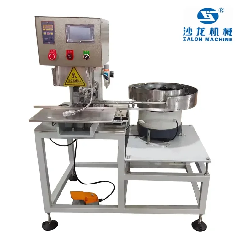 Automatic Hanger Hinge Clip Punch Machine for Frame Backboard Photo Frame Stand Machine