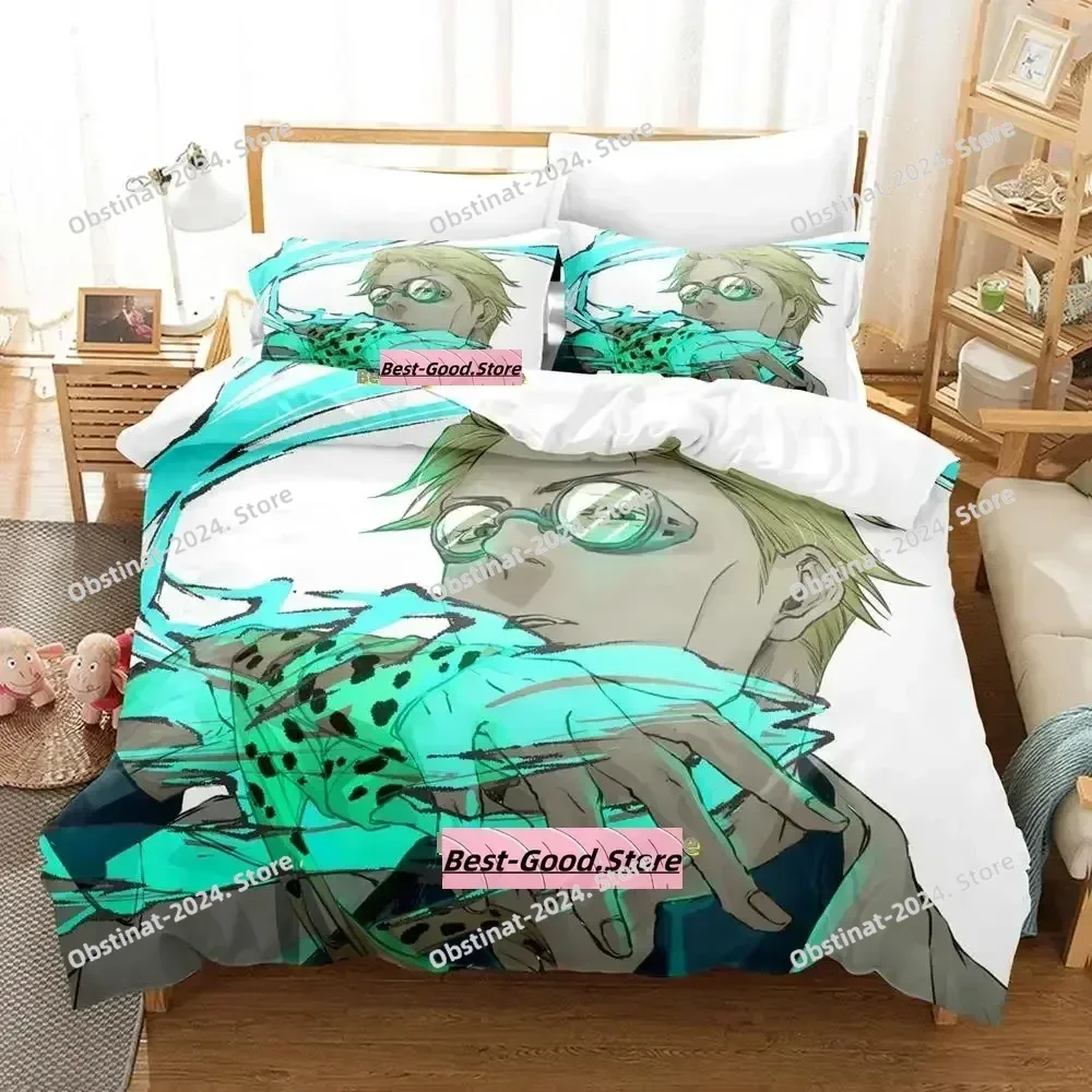 

2024 Jujutsu Kaisen Kento Nanami Bedding Set Single Twin Full Queen King Size Bed Set Adult Kid Bedroom Duvetcover Sets Anime