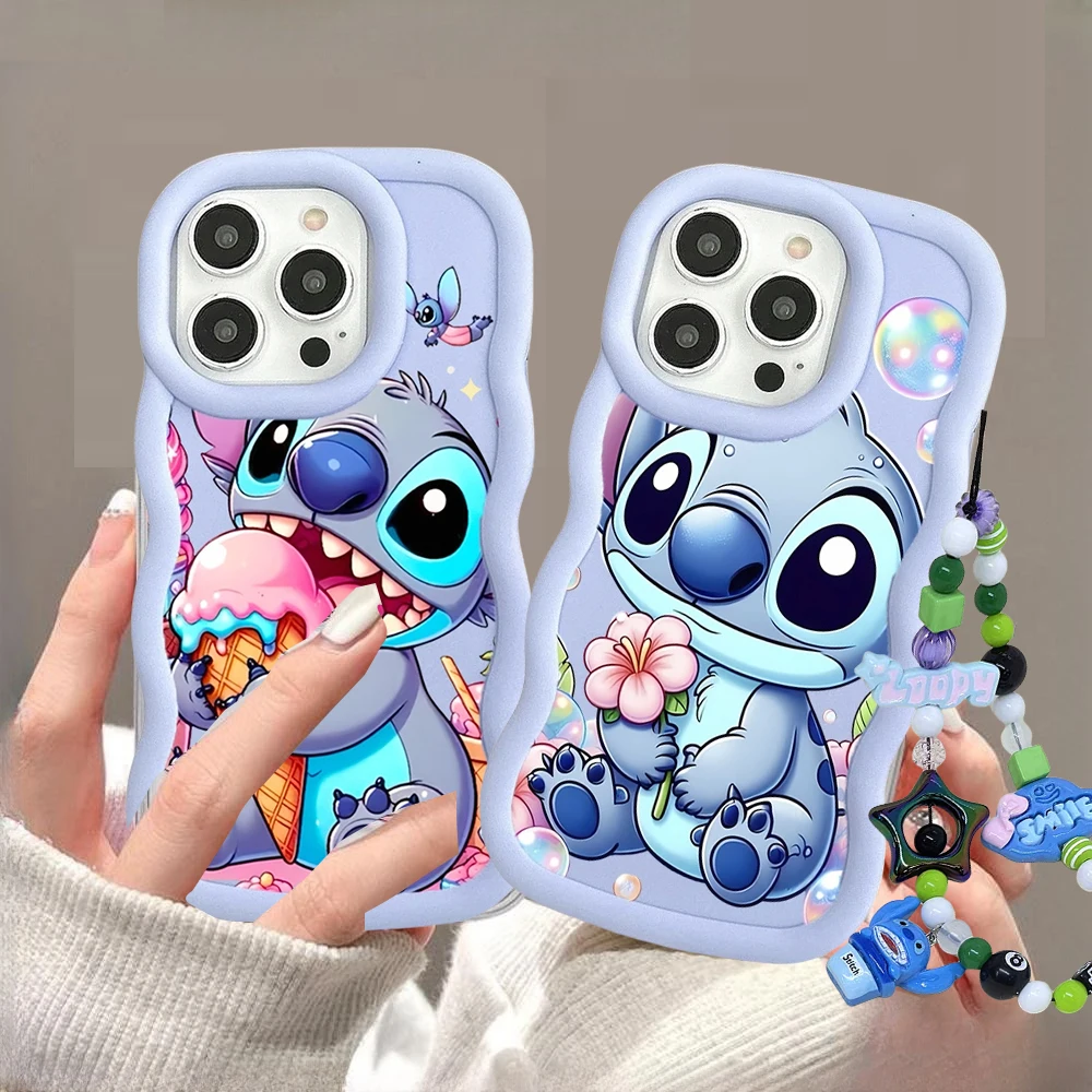 For Samsung Galaxy A06 A07 A17 A04 A13 A04e A15 A16 5G A50S A51 4G A20 A30 A50 A11 A12 A03 A05s A05 Stitch Case With Wrist Strap