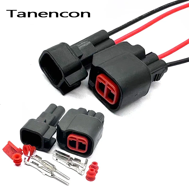 

2 Pin Car ABS Sensor Plug EV1 To EV6 DJ7023C-1.5-11/21 Air Conditioning Fuel Injector Connector Methanol Retrofit Plug for Ford