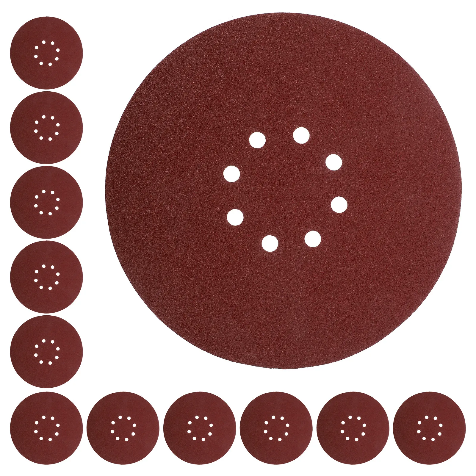 

50 шт. шлифовальных дисков из оксида алюминия для сухой шлифовки гипсокартона и мебели