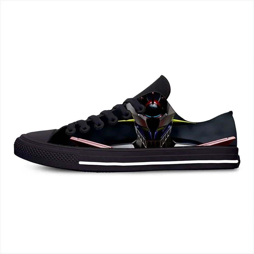 

Hot Cool Summer Fashion Low Top Sneakers Breathable Classic Canvas Shoes Man Woman Mazinger Z High Quality Casual Board Shoes