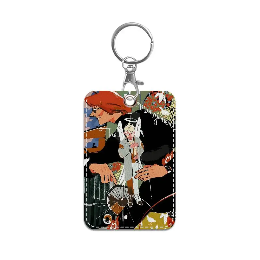 حاملي بطاقات سلسلة المفاتيح G-Good Omens من Tv Show، بطاقات الائتمان لبطاقات الائتمان، سلسلة حلقية مفاتيح