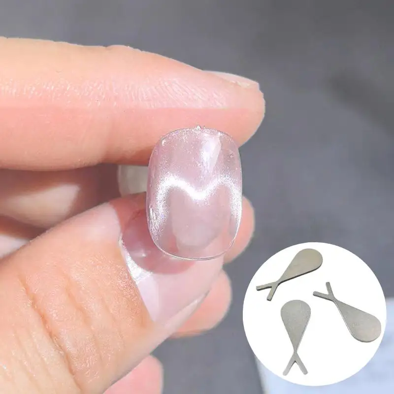 1/3pcs Gel UV Ferro Magnete Stick Strumento per manicure Salon Fai da te Nail Art Magnete Cat Eye Magnete per creare forme di coniglio e orso sulle unghie