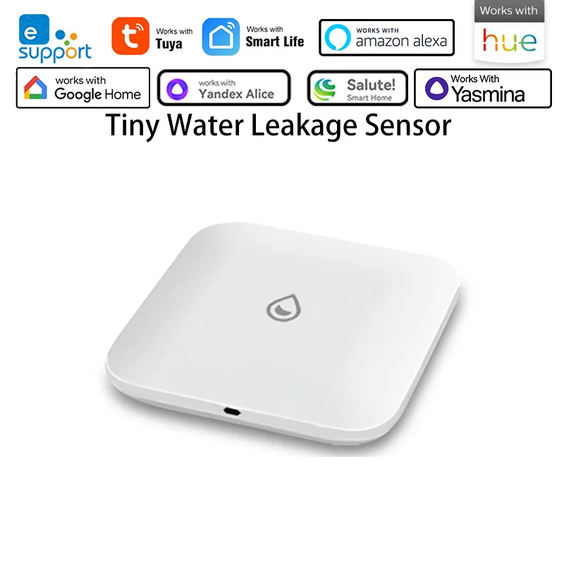 Zigbee 3.0 water leakage sensor Works with SmartLife/Smartthings/Alexa/hue Reomoted with APP