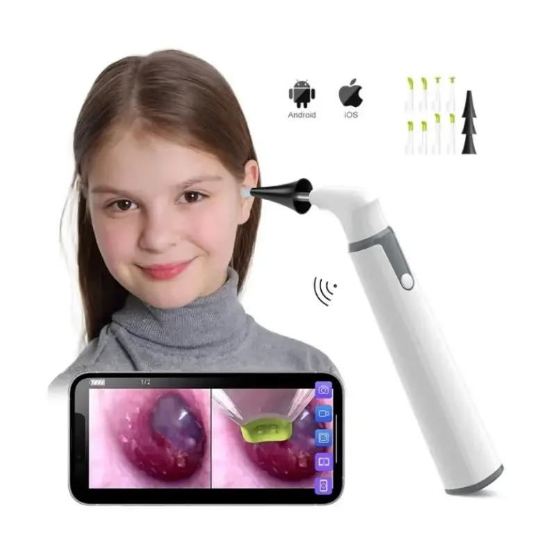 Wifi Visible Light Ear Spoon 1/2/3/5/10PCS 3.9mm Smart Wireless Portable Visual Earwax Cleaning Visible light EarSpoon Endoscope