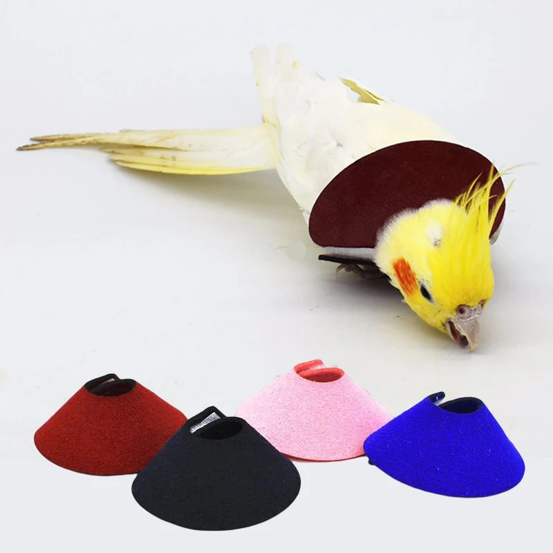 Parrot Neck Sleeve Elizabethan Bird Recovery Collar For Rodents Soft Padded Neck Coverage Parrot Elizabeth Circle