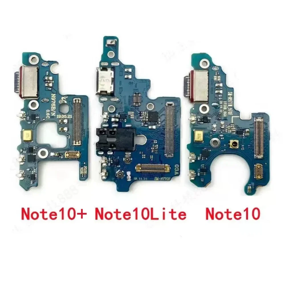 USB Charge Port Dock Connector Charging Board For Samsung Galaxy Note10 Note10Lite Note10+ N976N N971B N770F N975F Repair Part