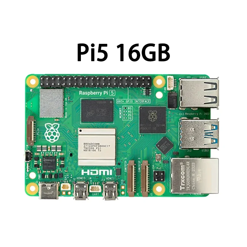 الأصلي Raspberry Pi 5 Cortex-A76 2GB/4GB/8GB/16GB مشاريع متنوعة PCIe جيجابت إيثرنت USB 3.0 لبرمجة بايثون #5