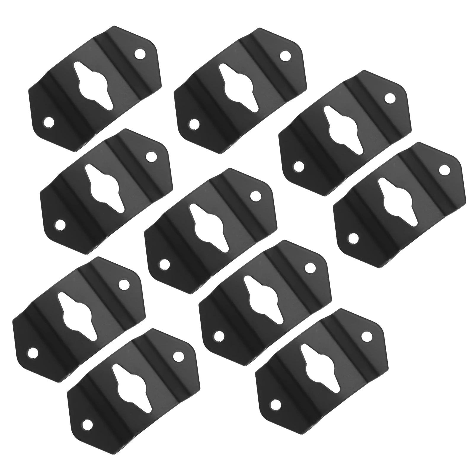 20Pcs Iron Speaker Wall Holder Robust Keyhole Mount Bracket for Wall Mounted Audio Equipment and Decorative Panels