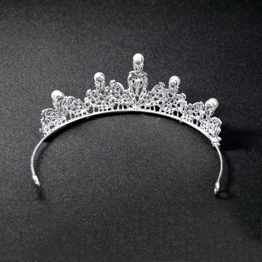 

Tiara Crown Wedding Hair Decor Bridal European and Band Banquet
