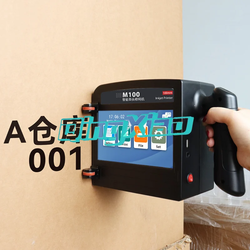 Lightweight Handheld Inkjet Logo Printers Large Font Character Coding Machine for Industrial Packaging Marking