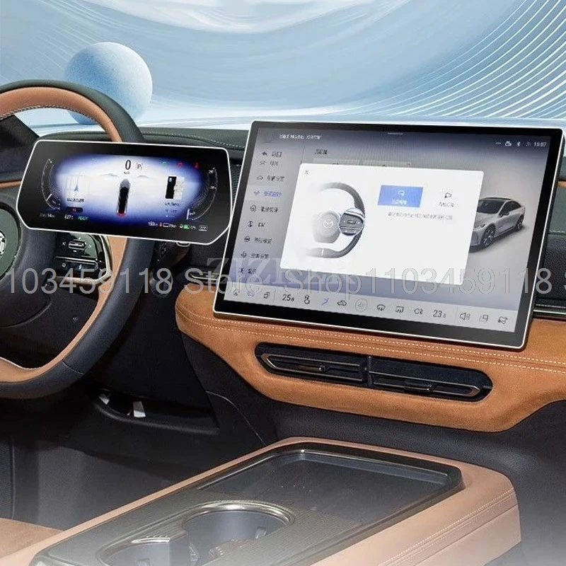 Für Mazda 6E EZ-6 EZ6 2024 2025 Gehärtetes Glas Displayschutzfolie Auto Infotainment GPS Navigation armaturenbrett anti-scratch innen