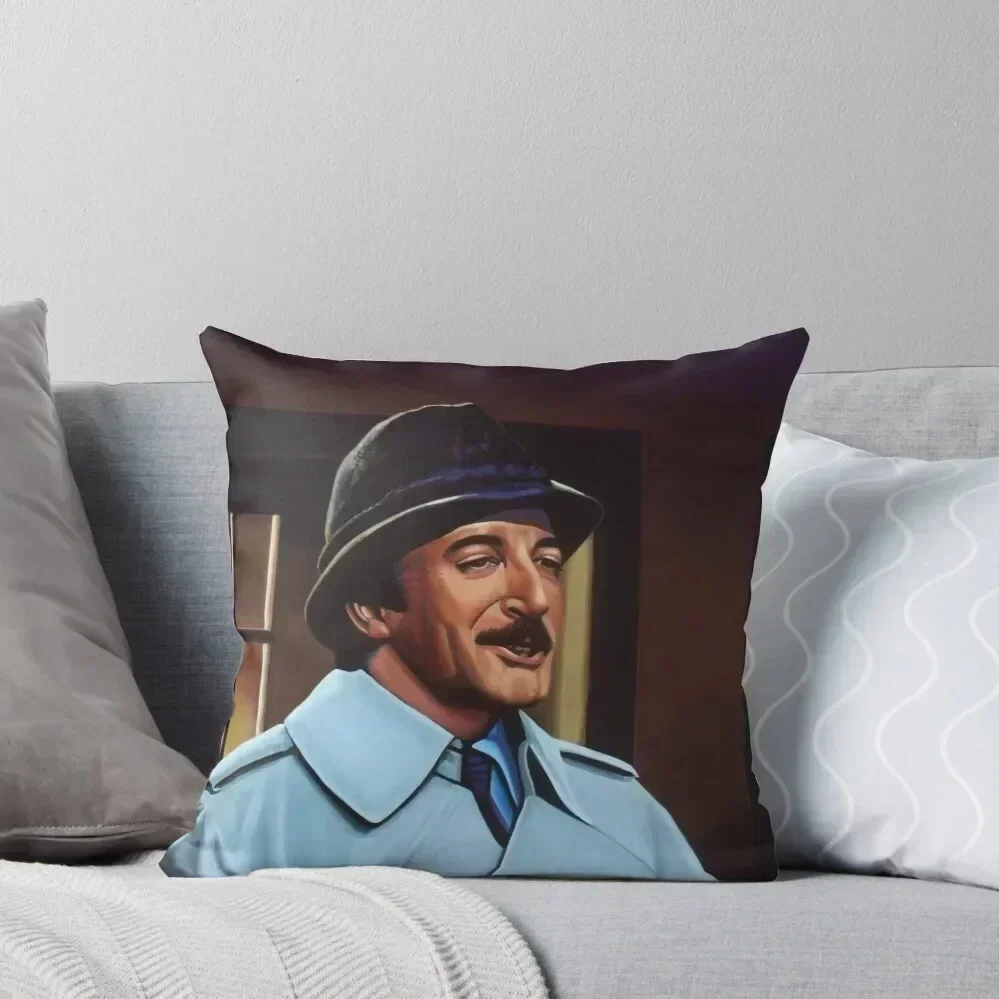 

Peter Sellers as inspector Clouseau Painting Throw Pillow Cushions For Decorative Sofa Pillowcase Cushion Cusions Cover pillow