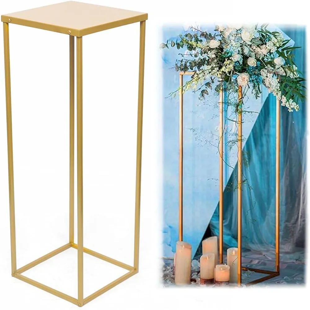 

Wedding Flower Metal Vase Stand Geometric Table Centerpiece Decor Display Stand Rack for Event Party Table Decoration