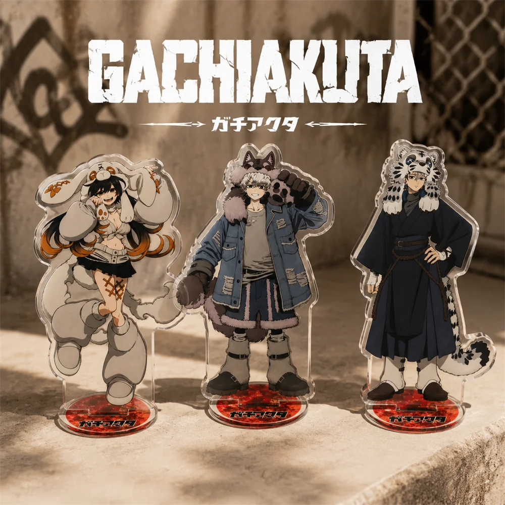 Support/Porte-clés en acrylique Anime Gachiakuta 15cm Zanka/Rudo/Enjin, décorations de table, accessoires, cadeaux, produits exquis